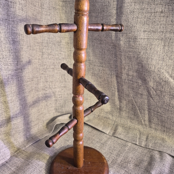 Other - vintage Wooden Mug Tree Stand